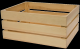 CE 74 N Cesto in legno naturale Parigi (cm.43x33xh199 con fondo rinforzato